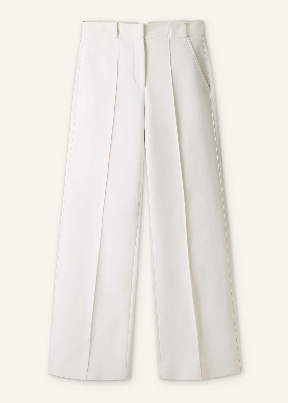 Ivory Everyday Leg Elongator Pant | ME+EM