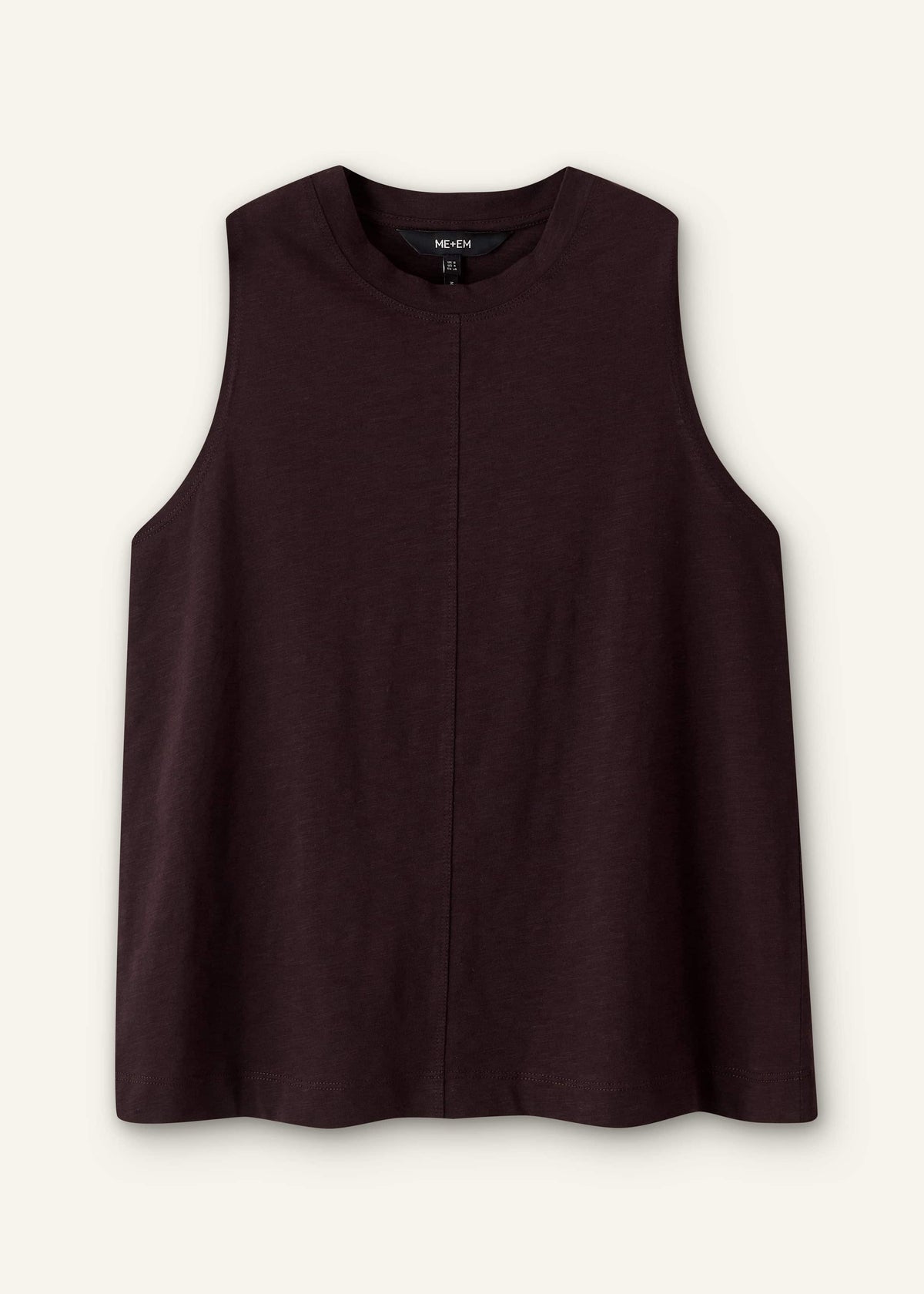 Brown Racerback Swing Top | ME+EM