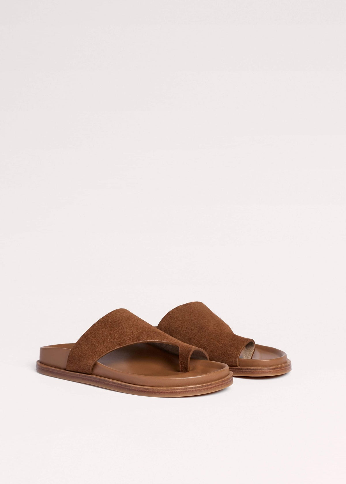 Tan Brown Asymmetric Sandal | ME+EM
