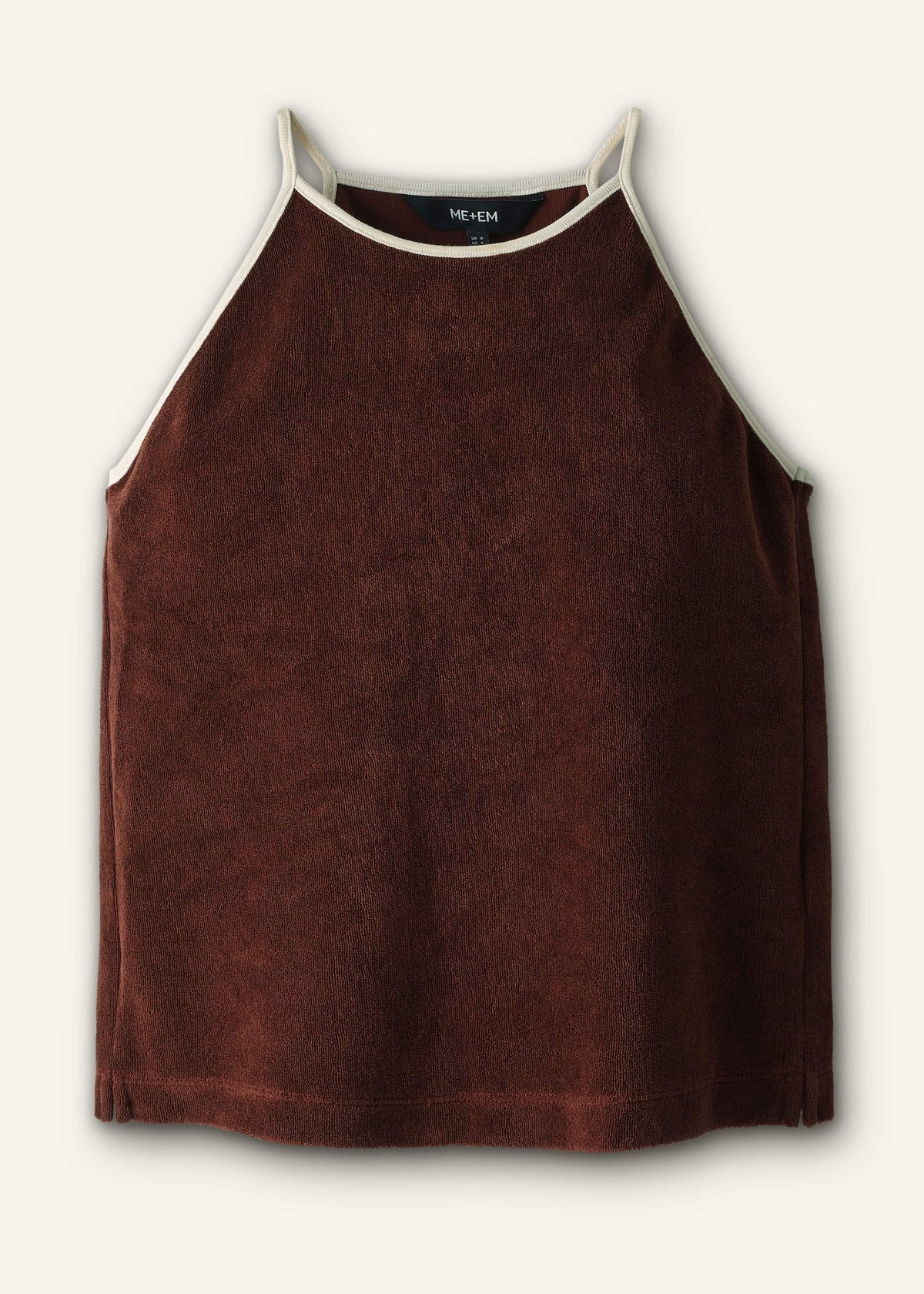 Cinnamon Brown Halterneck Top | ME+EM