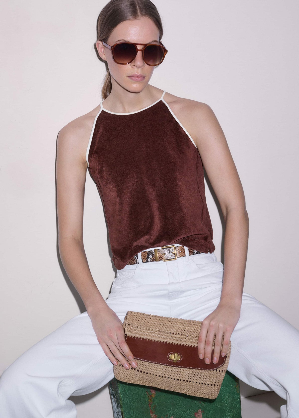 Cinnamon Brown Relaxed Jogger Set | ME+EM