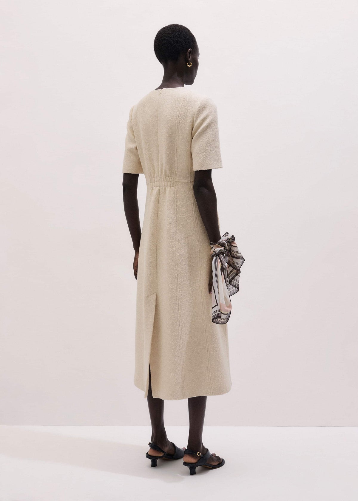 Cream Button Front Maxi Dress | ME+EM