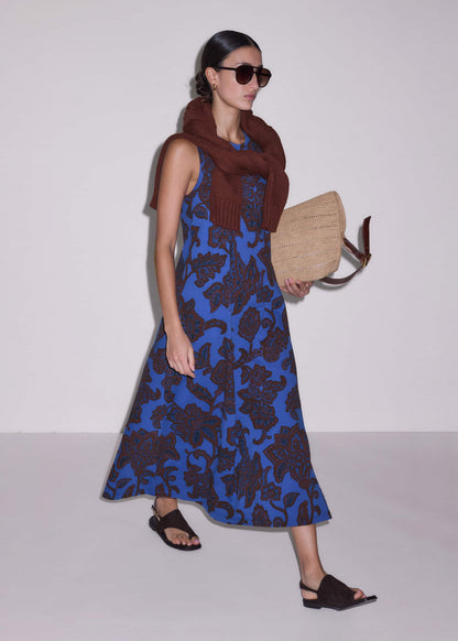 Blue Maxi Swing Dress | ME+EM