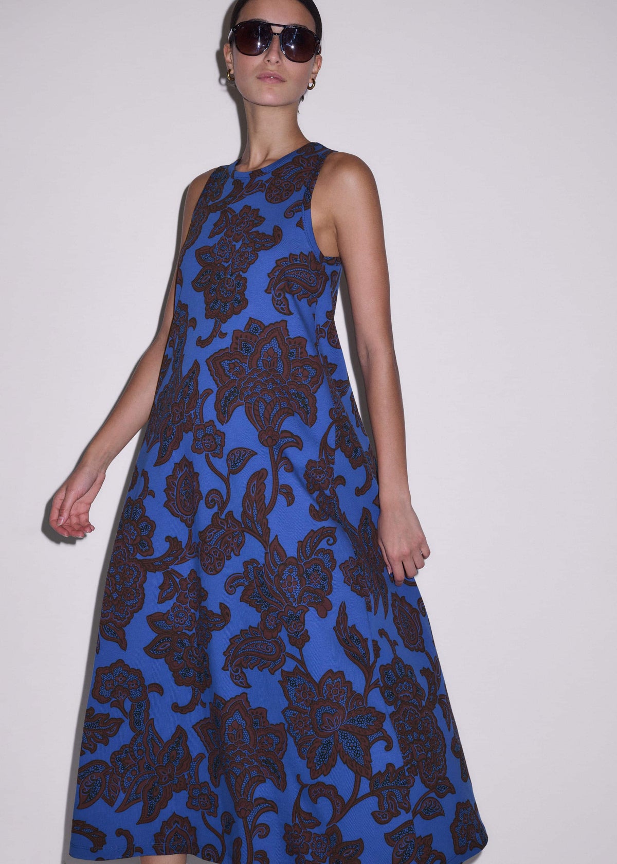 Blue Maxi Swing Dress | ME+EM