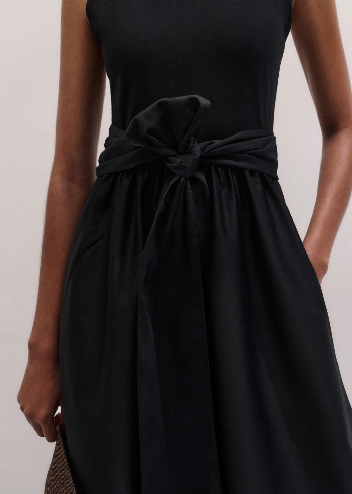 Black Fit + Flare Maxi Dress | ME+EM