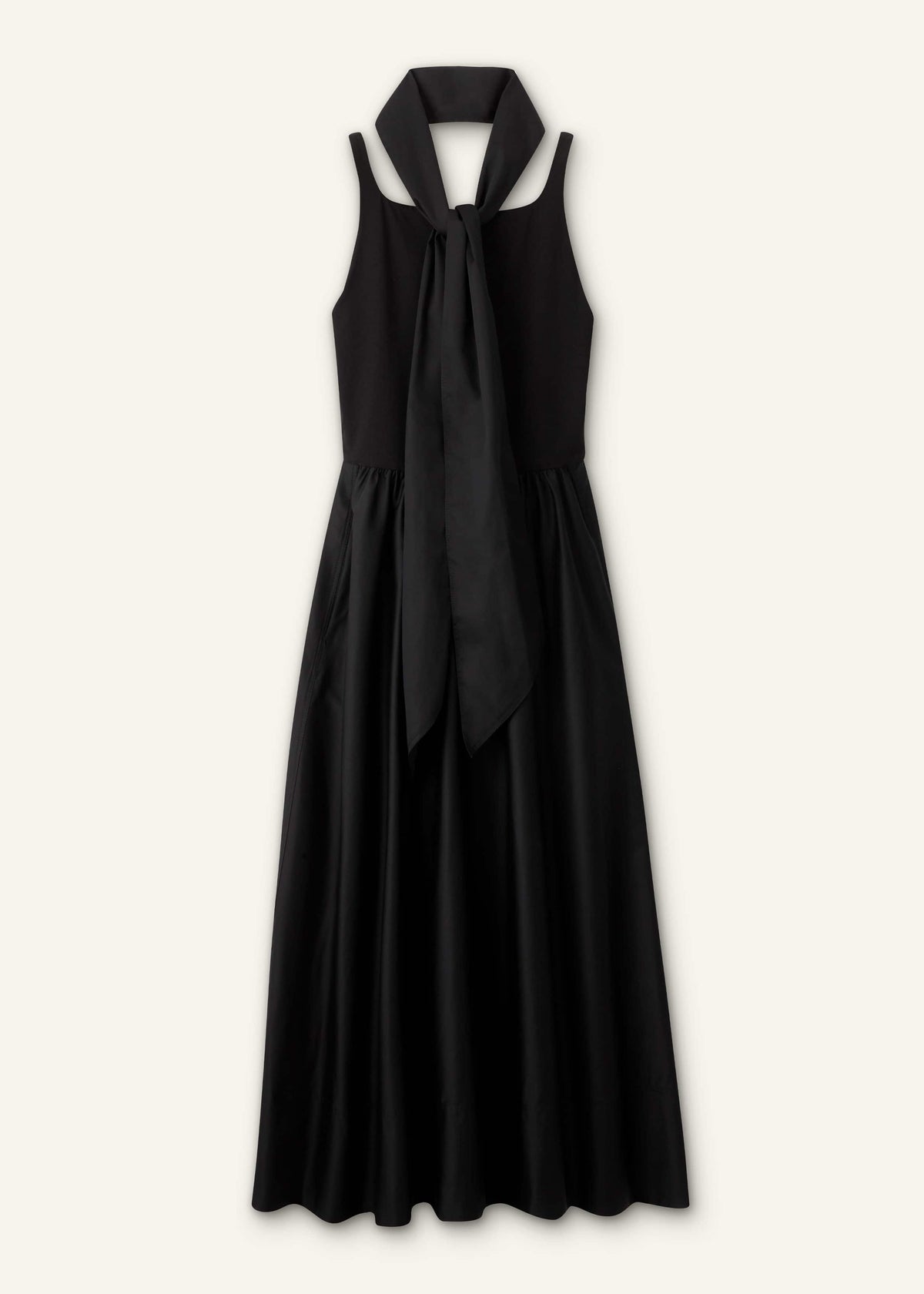 Black Fit + Flare Maxi Dress | ME+EM