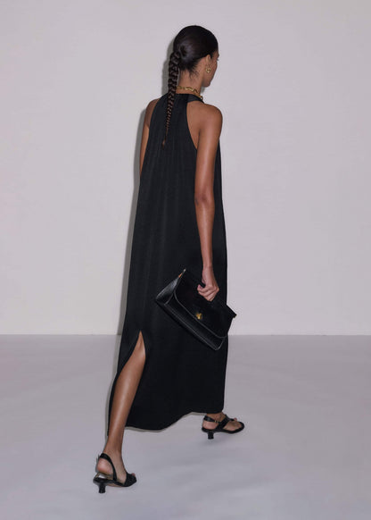 Black Halterneck Maxi Dress | ME+EM