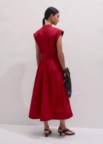 Red Sporty Smart Midi Dress | ME+EM