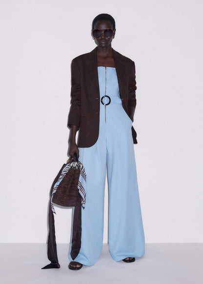 Blue Wide-Leg Jumpsuit | ME+EM