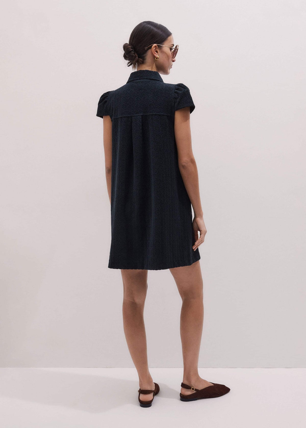 Navy Mini Swing Dress | ME+EM