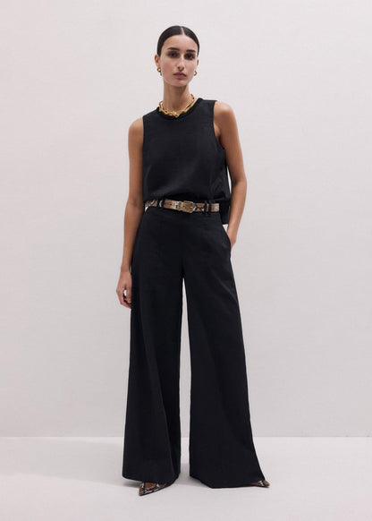 Black Wide-Leg Pant | ME+EM