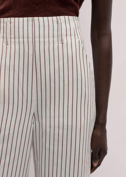 Ivory High Waist Wide Pant | ME+EM