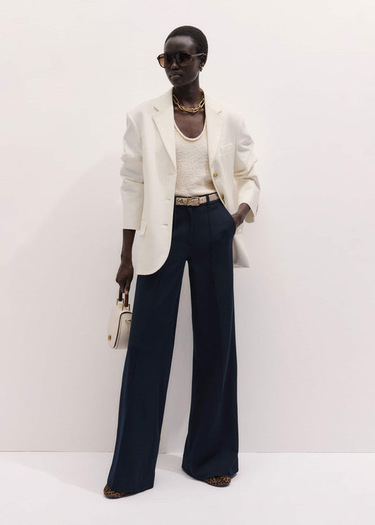 Navy Luxe Travel Tailoring Man Pant | ME+EM