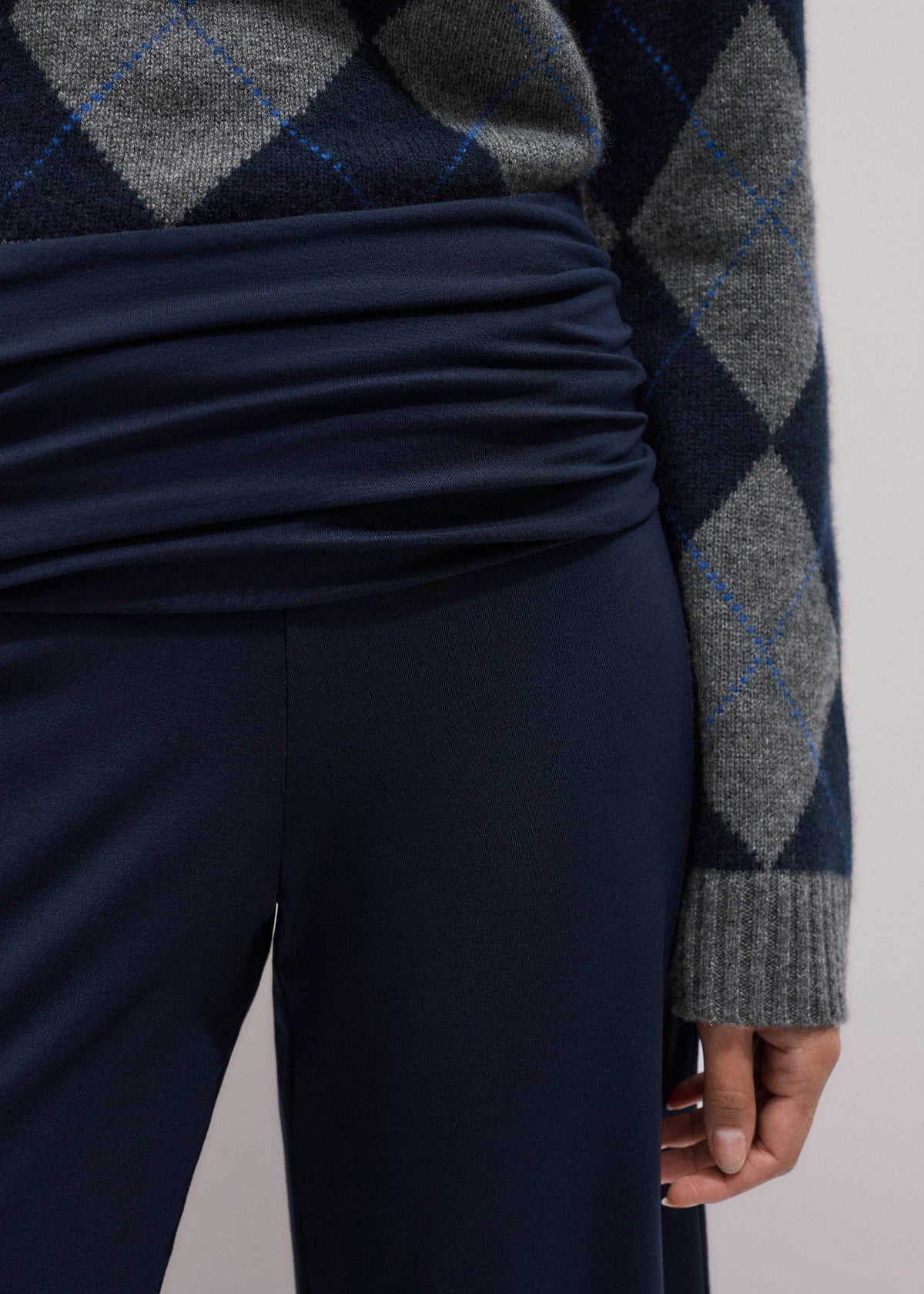 Crop Palazzo Pant - Dark Navy Travel Pants |Vacation Shop | ME+EM