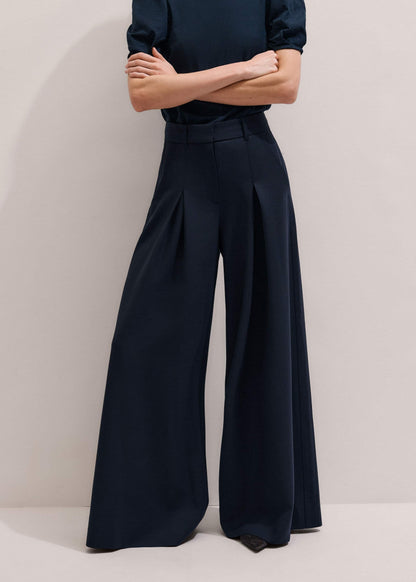 Navy Ultimate Very Wide-Leg Pant | ME+EM