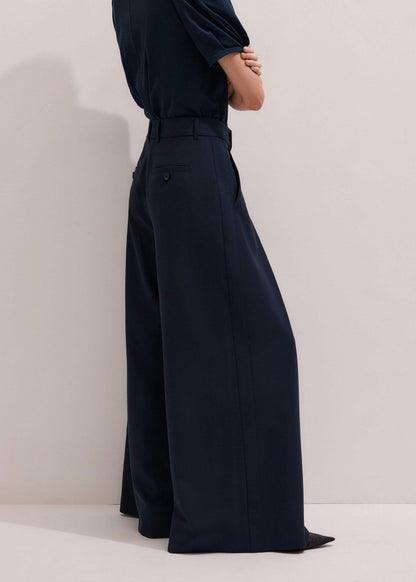 Navy Ultimate Very Wide-Leg Pant | ME+EM