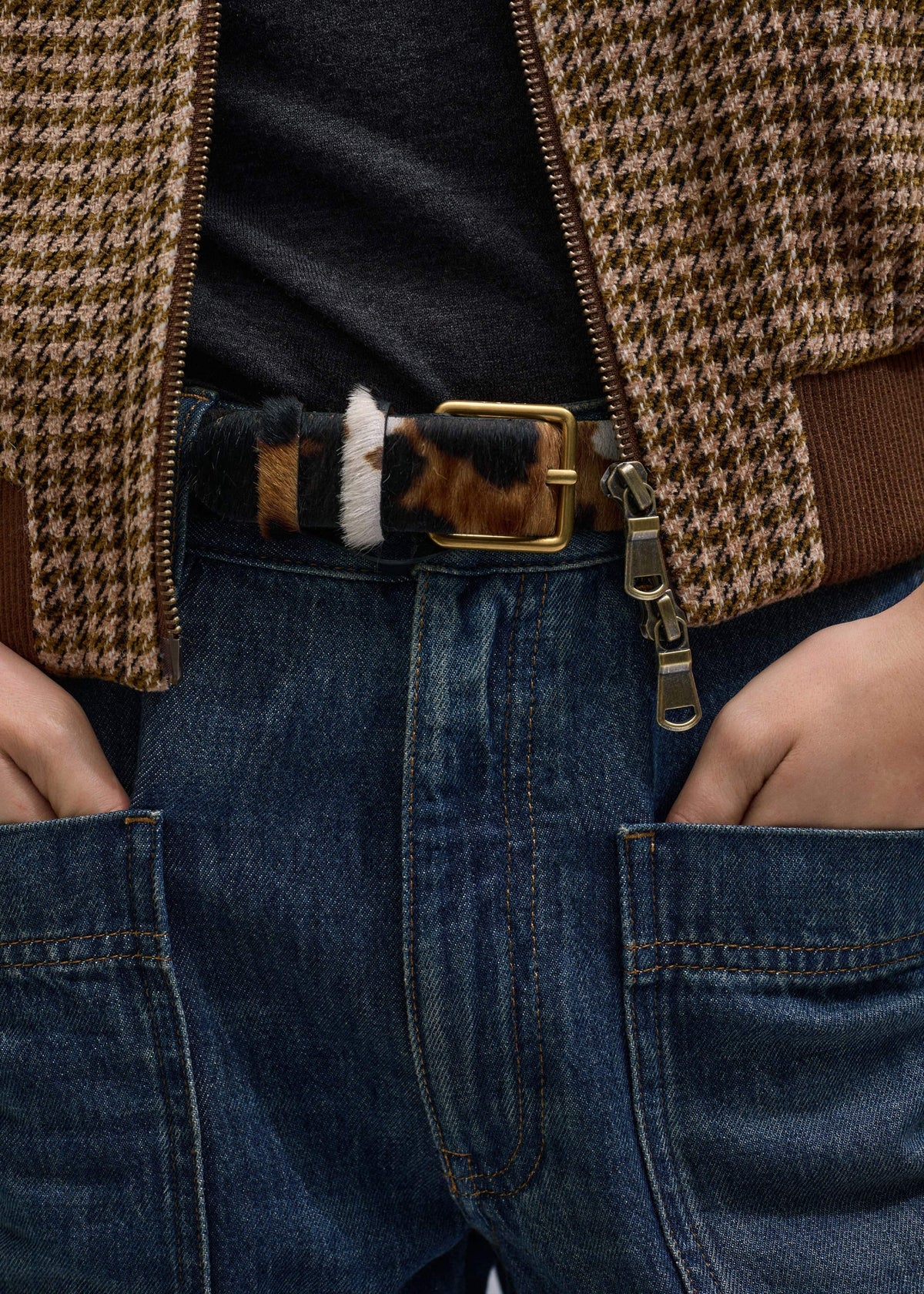 Blue Patch Pocket Baggy Jean | ME+EM