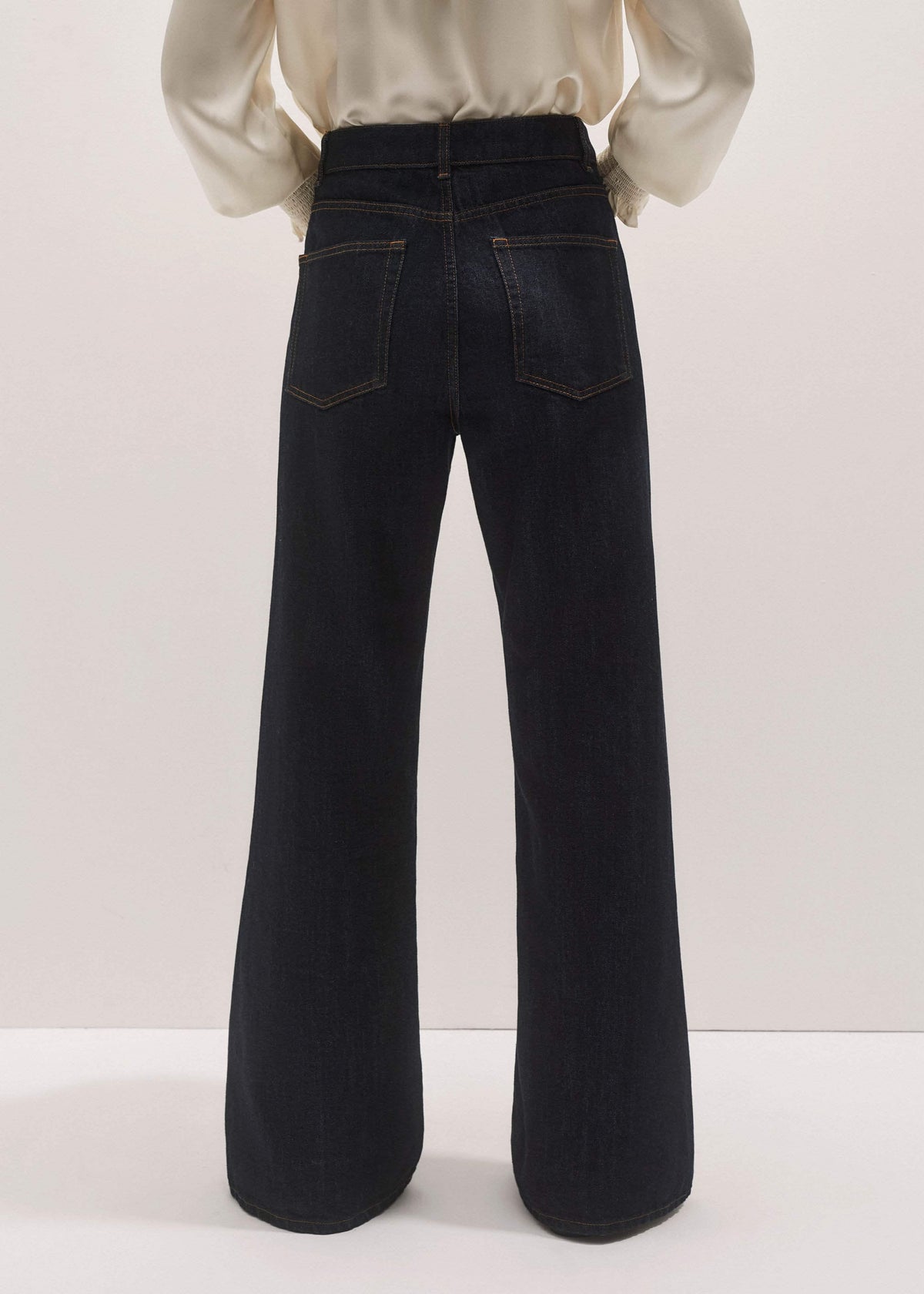 Blue Subtle Flare Jean | ME+EM