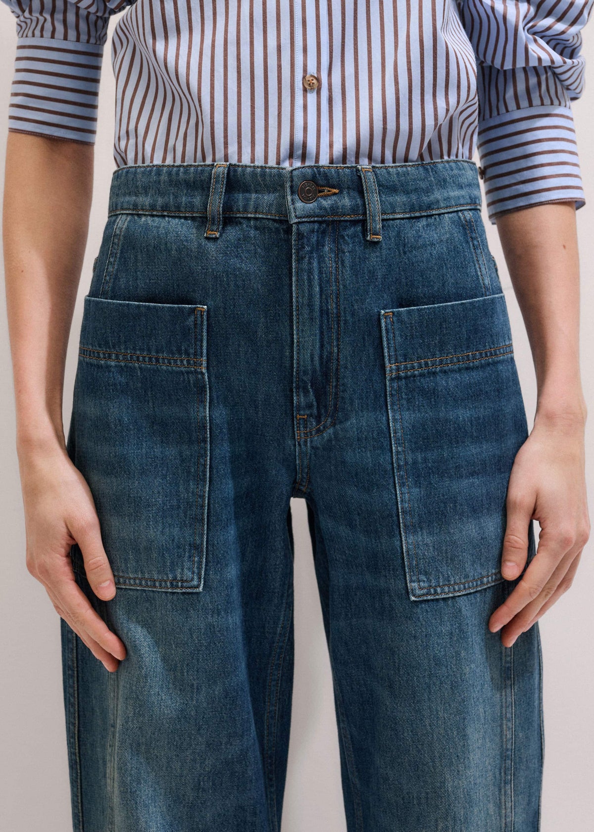 Blue Patch Pocket Engineered Jean | ME+EM