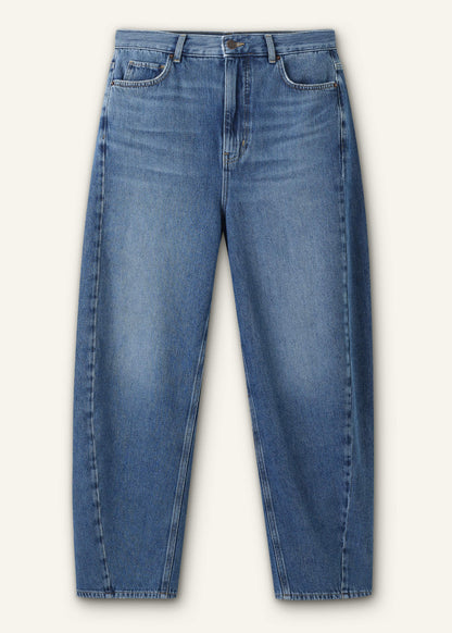 Blue Engineered Barrel Jean | ME+EM