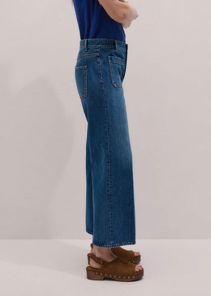 Blue Leg Elongator Crop Jean | ME+EM