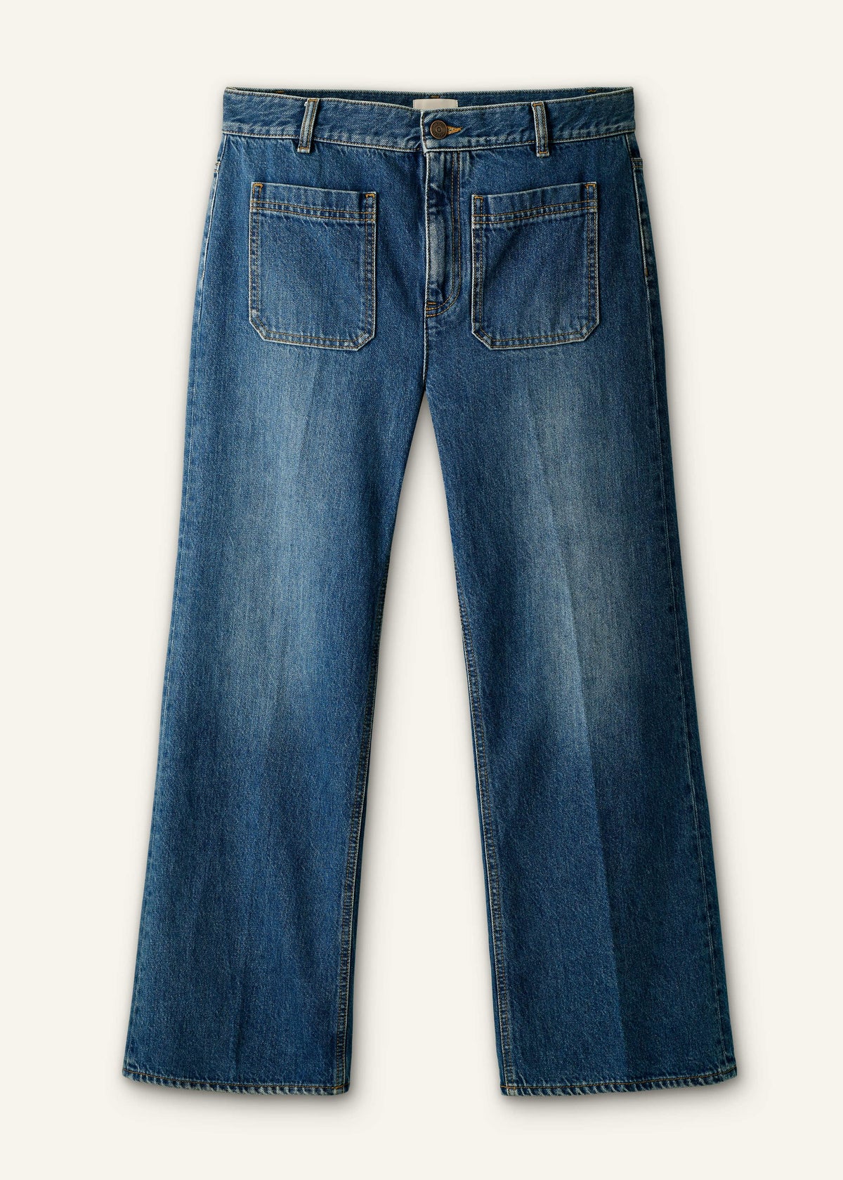Blue Leg Elongator Crop Jean | ME+EM