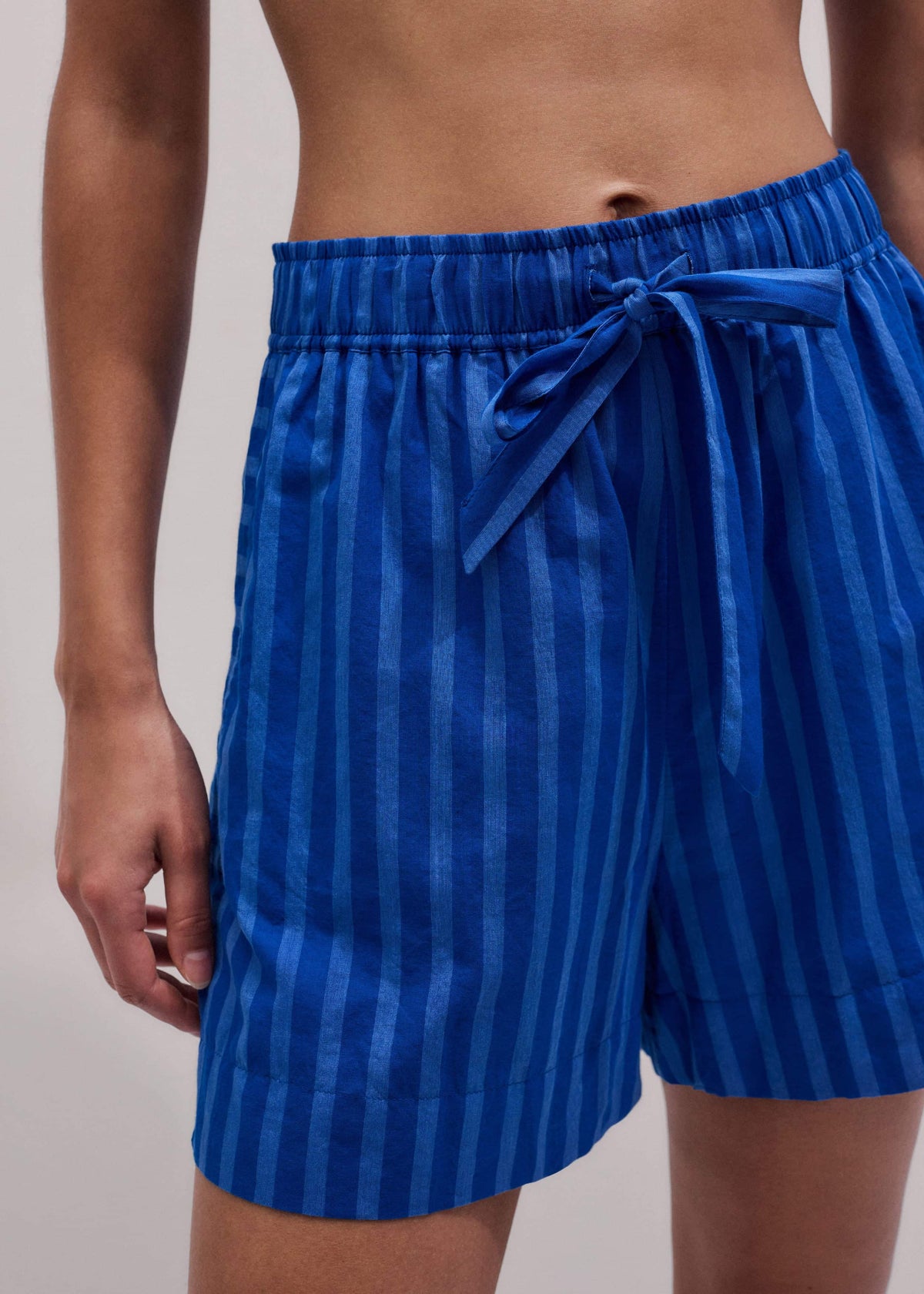 Blue Striped Beach Short | ME+EM