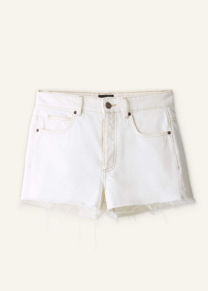 Ecru Classic Cut Off Short | ME+EM