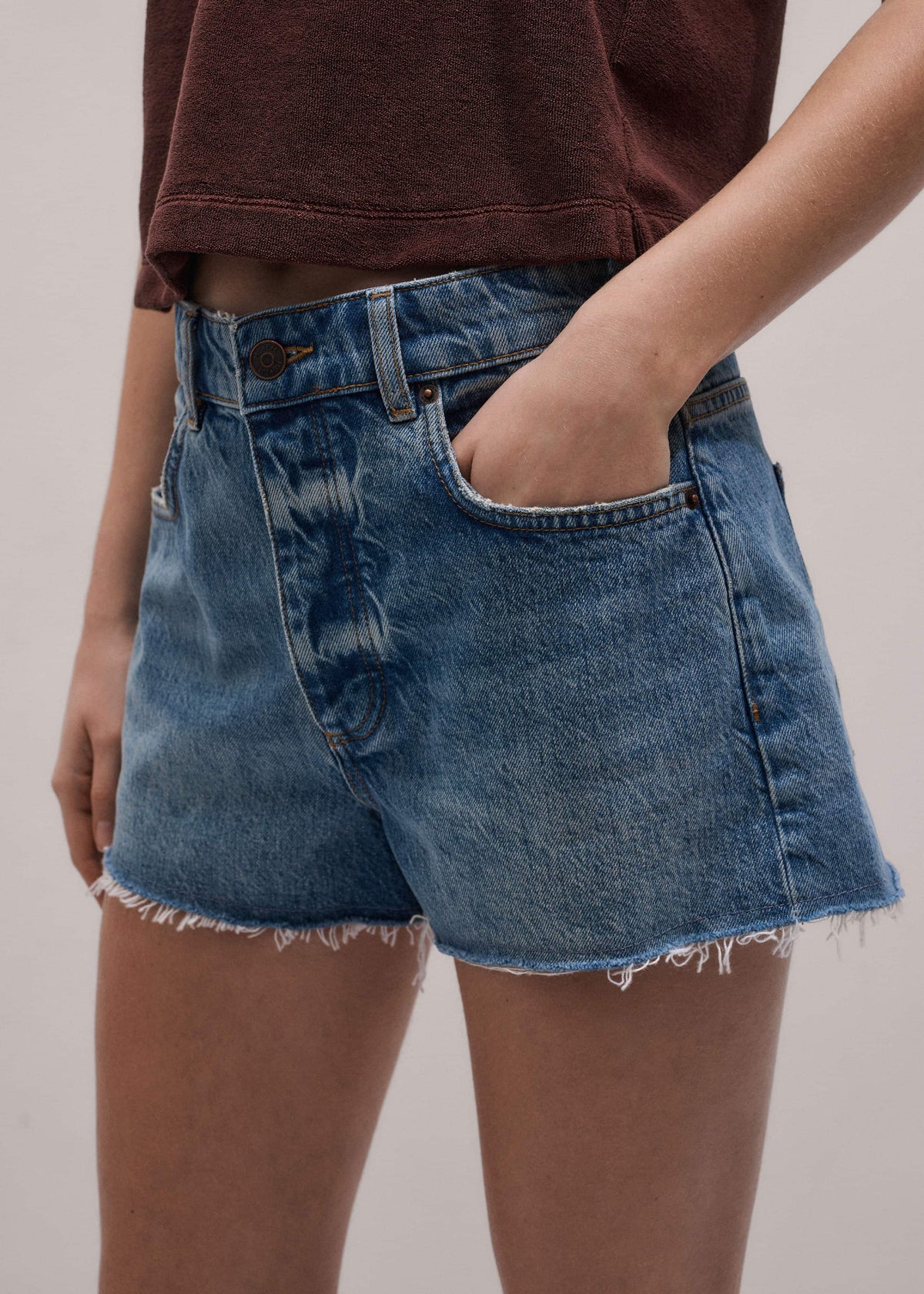 Blue Classic Cut Off Short | ME+EM