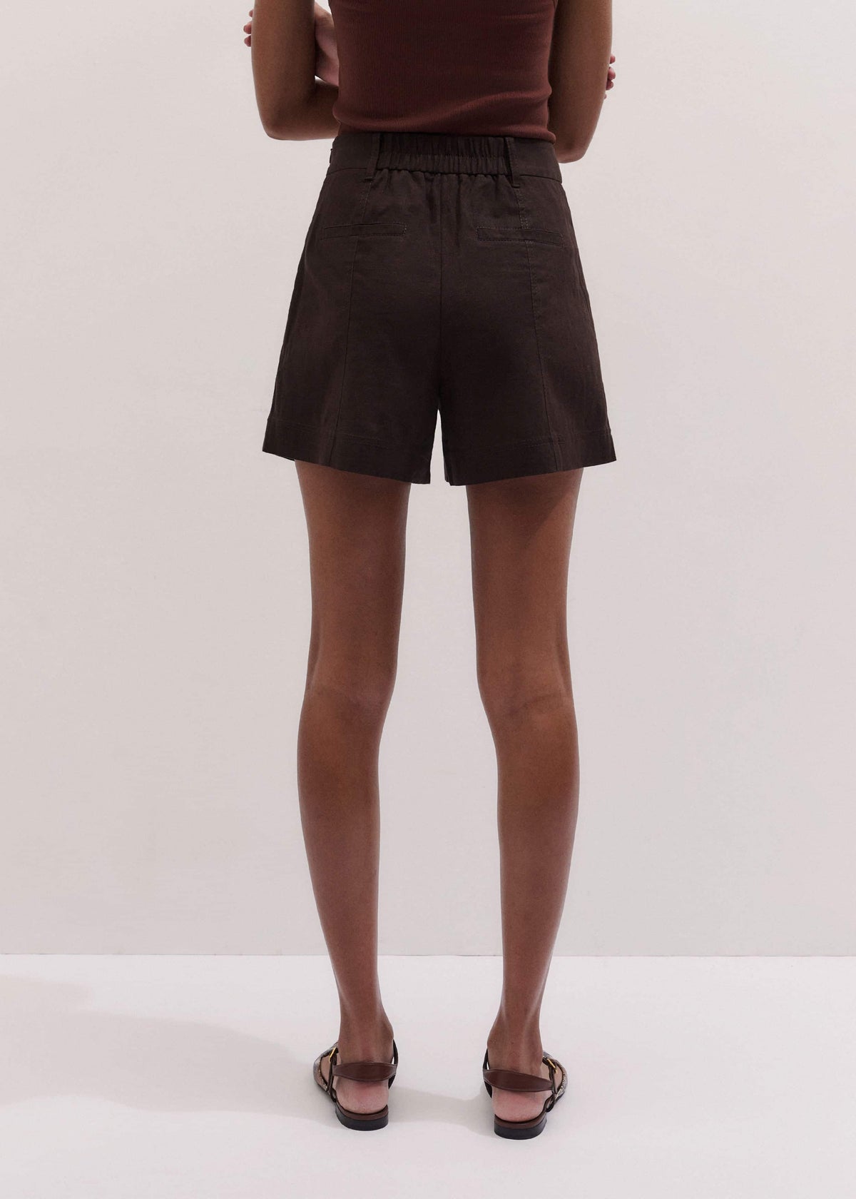 Brown Easy Summer Short | ME+EM