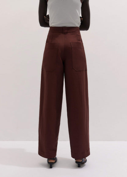 Cinnamon Brown Extreme Taper Pant | ME+EM