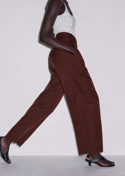 Cinnamon Brown Extreme Taper Pant | ME+EM