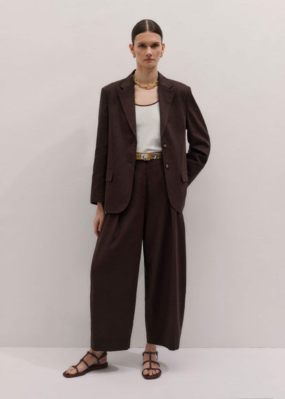 Brown Extreme Taper Pant | ME+EM