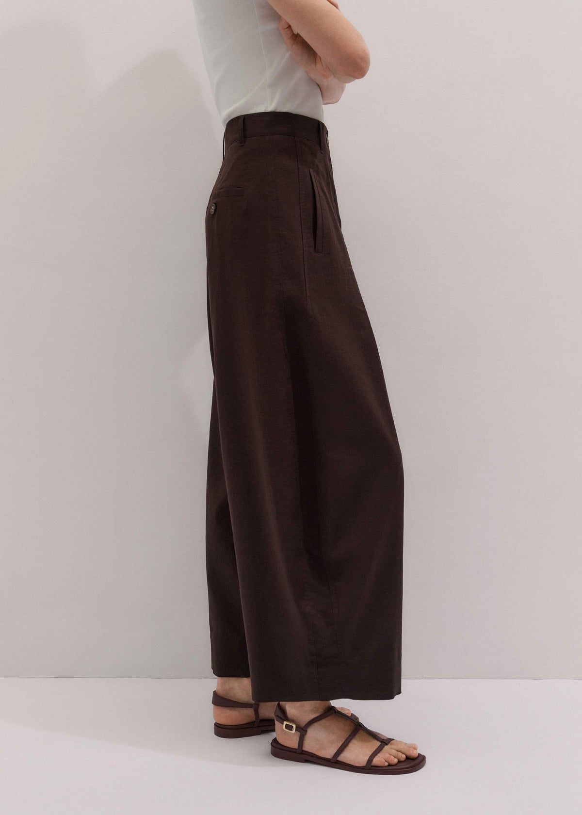 Brown Extreme Taper Pant | ME+EM