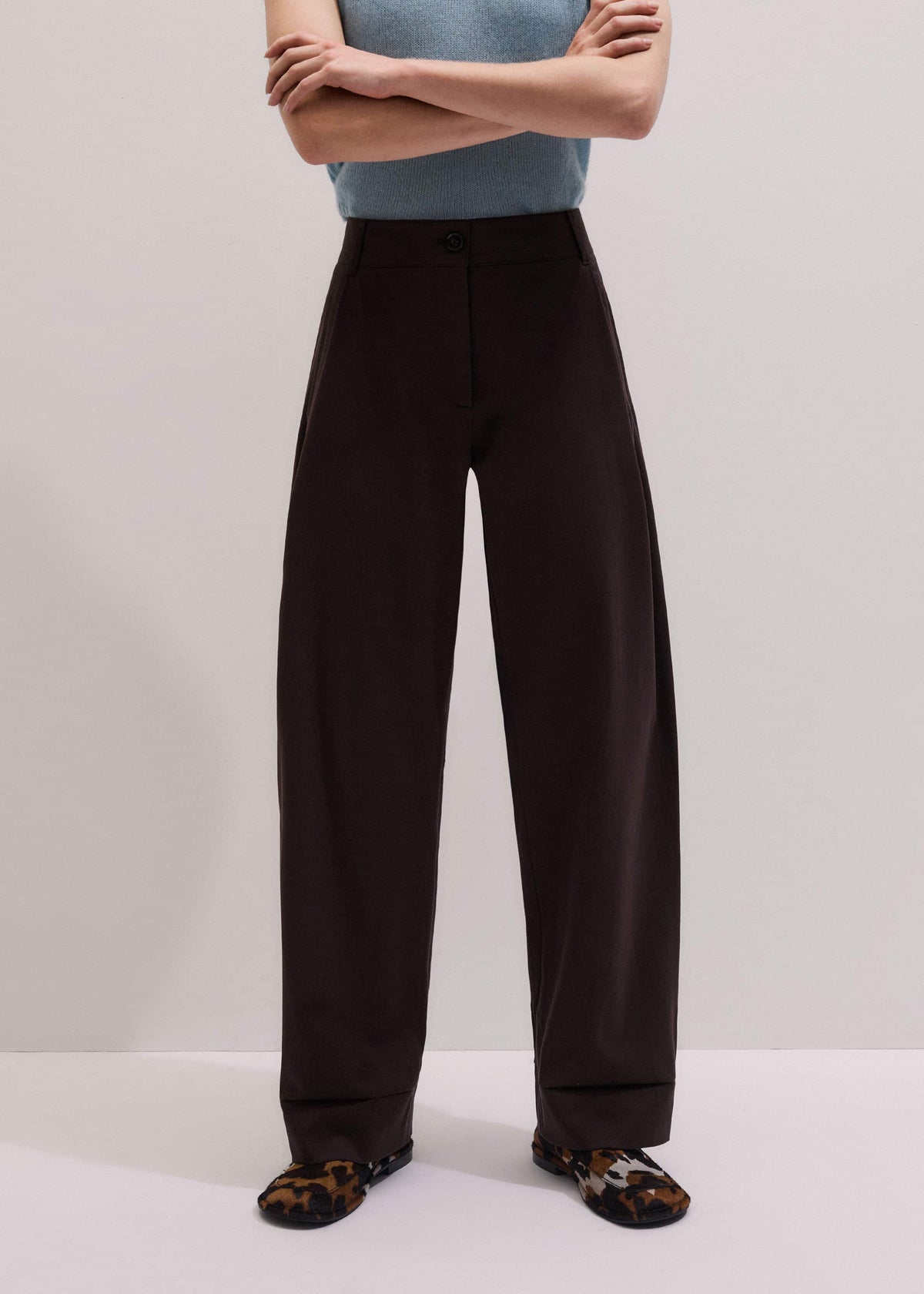 Chocolate Brown Clever Tapered Chino | ME+EM