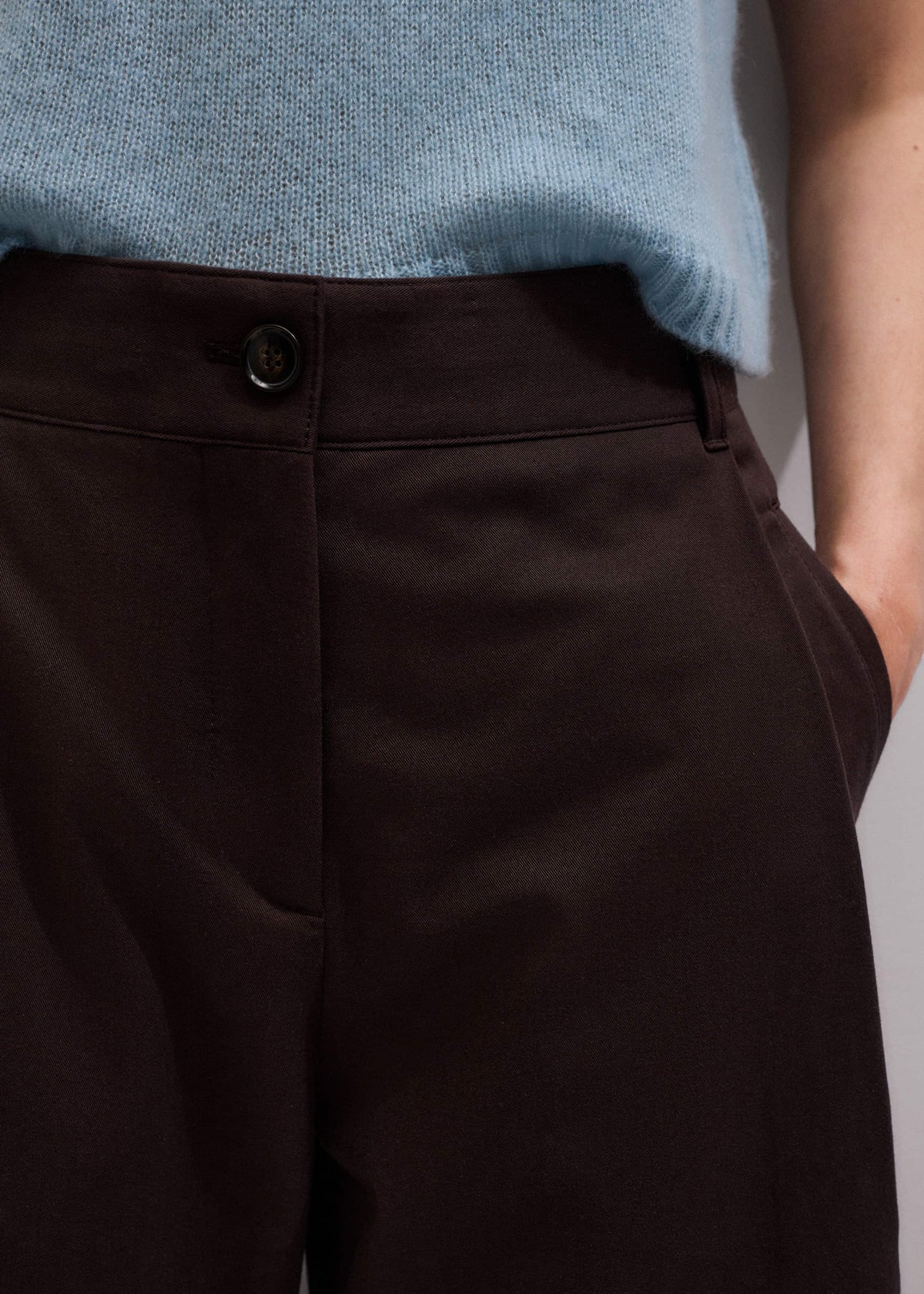 Chocolate Brown Clever Tapered Chino | ME+EM