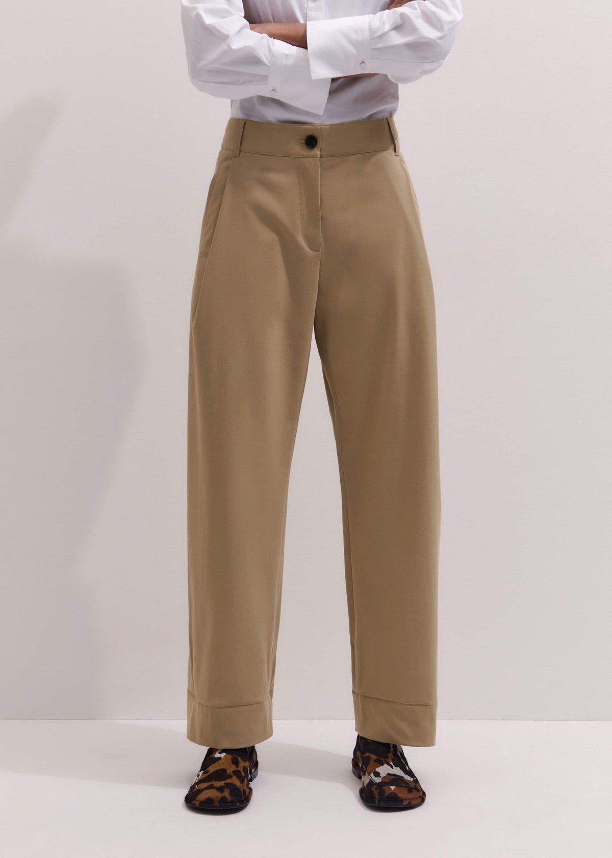 Brown Clever Tapered Chino | ME+EM