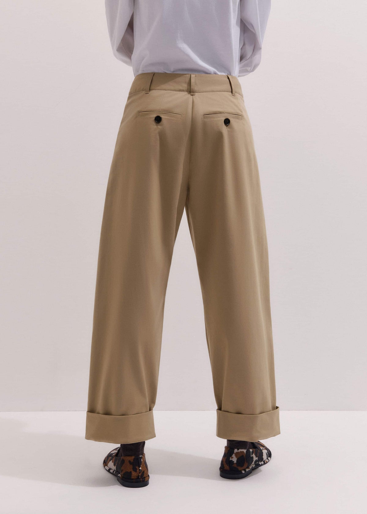 Brown Clever Tapered Chino | ME+EM