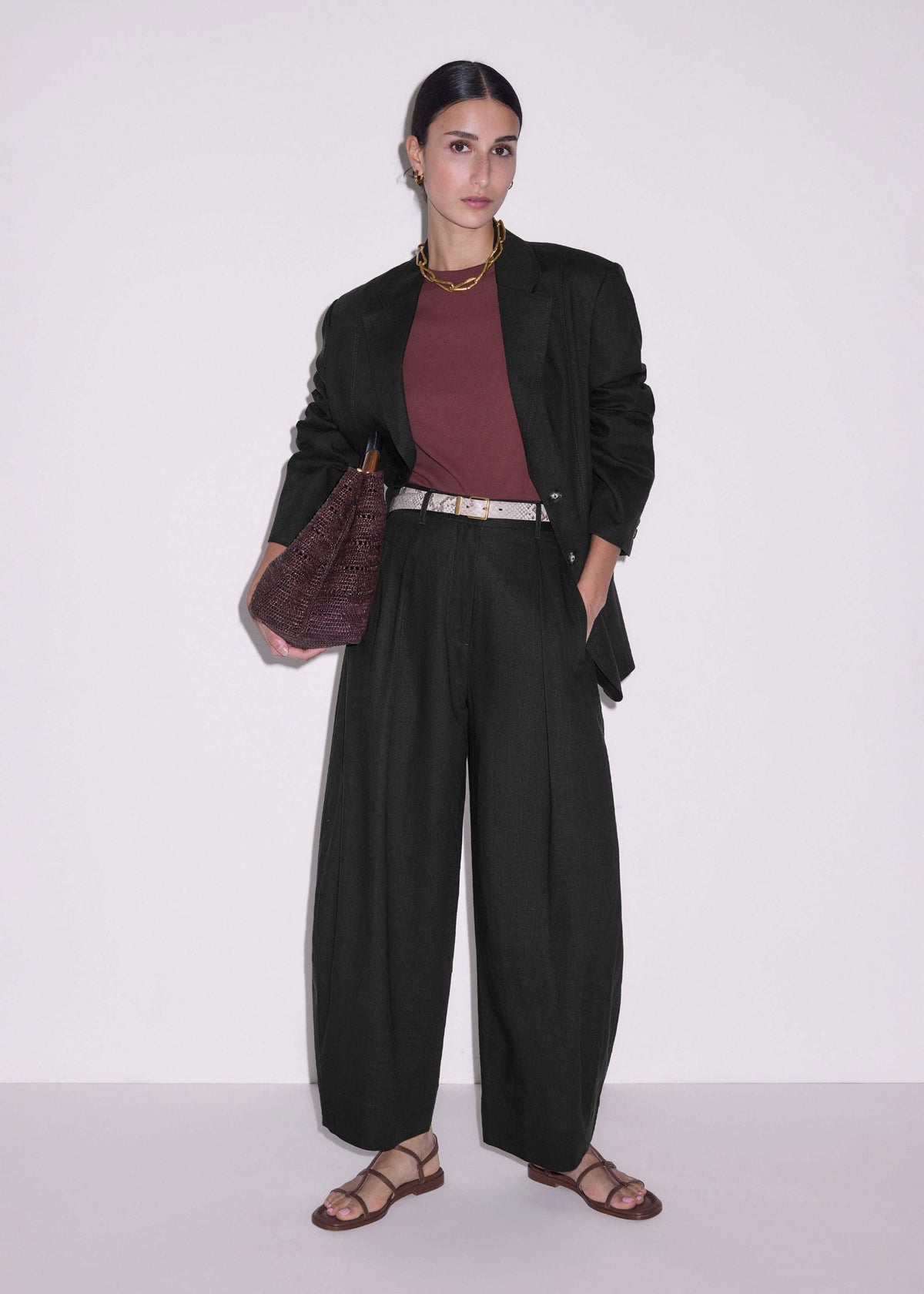 Black Extreme Taper Pant | ME+EM