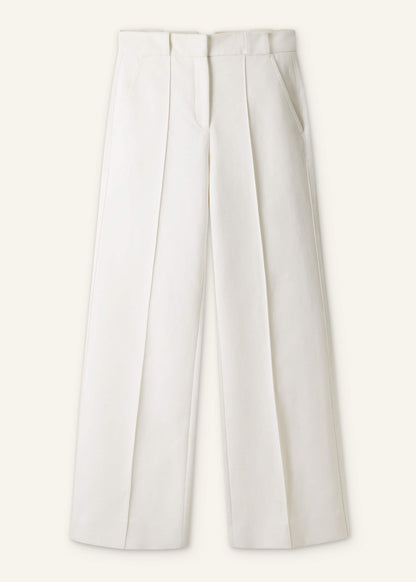Ivory Everyday Leg Elongator Pant | ME+EM