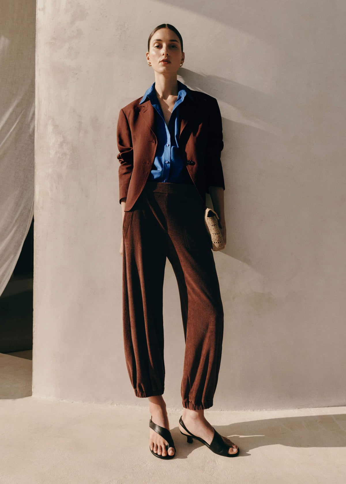 Cinnamon Brown Relaxed Sweatpant | ME+EM