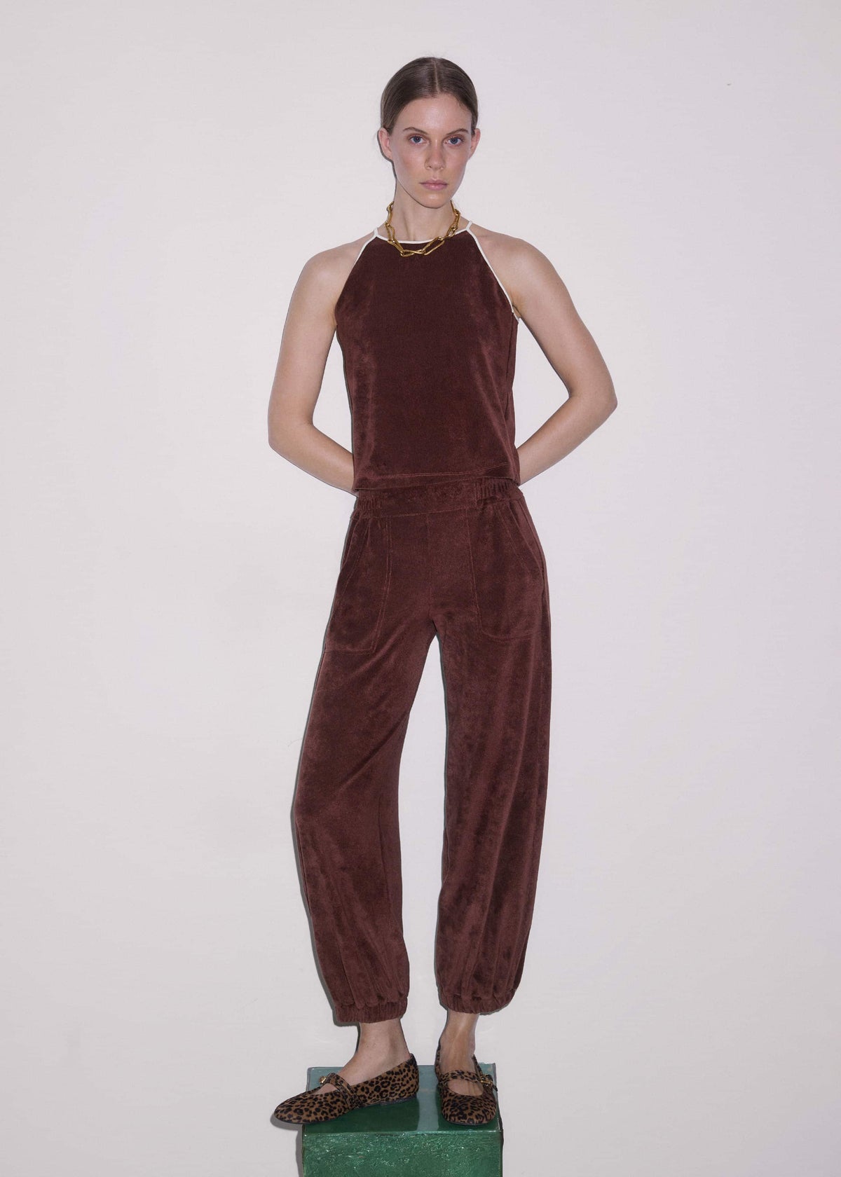 Cinnamon Brown Relaxed Sweatpant | ME+EM
