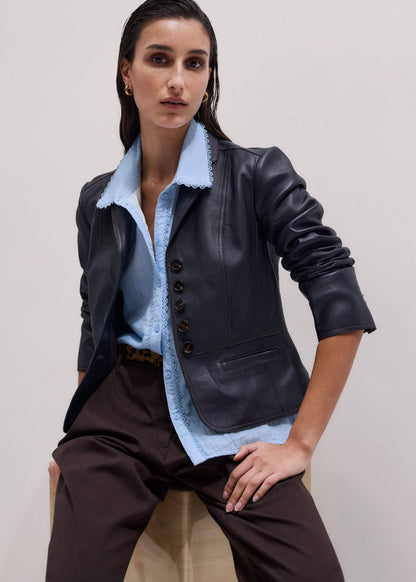Blue Cheesecloth Summer Blouse | ME+EM