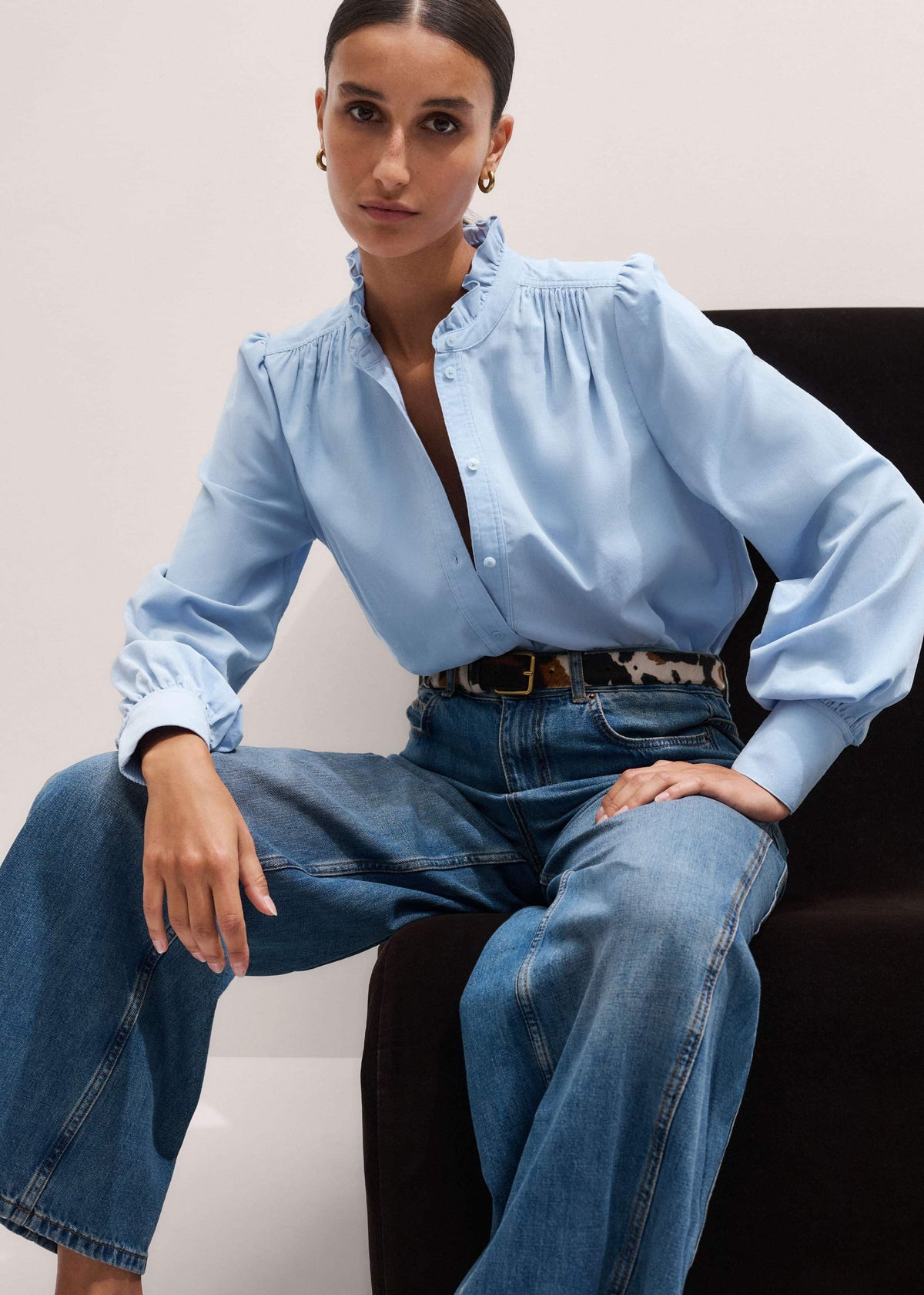 Blue Winter Blouse | ME+EM