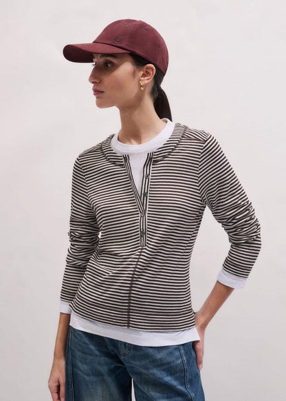 Brown Double Layer Top | ME+EM
