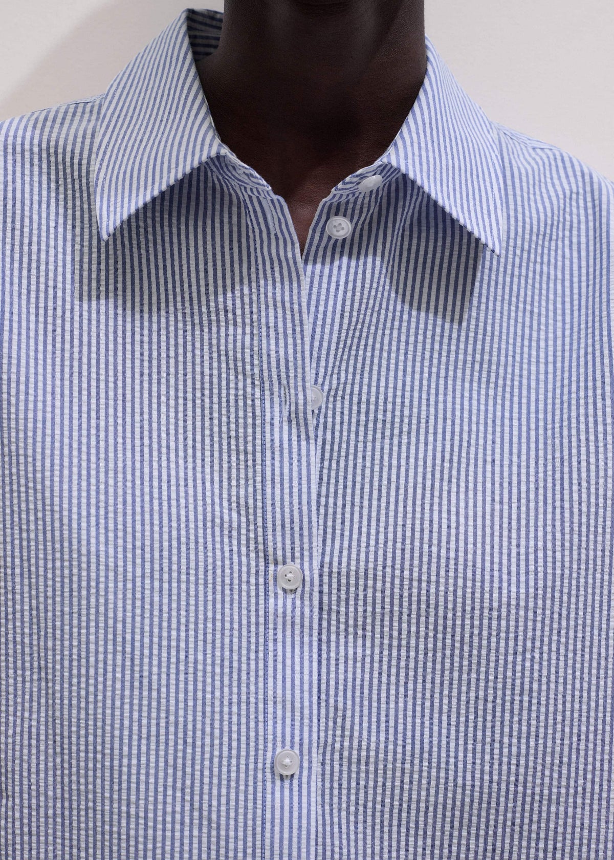 Blue Stripe Relaxed Forever Shirt | ME+EM