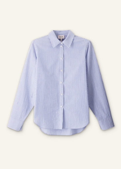 Blue Stripe Relaxed Forever Shirt | ME+EM