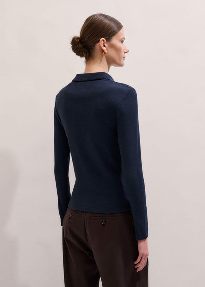 Navy Perfect Basic Shirt | ME+EM