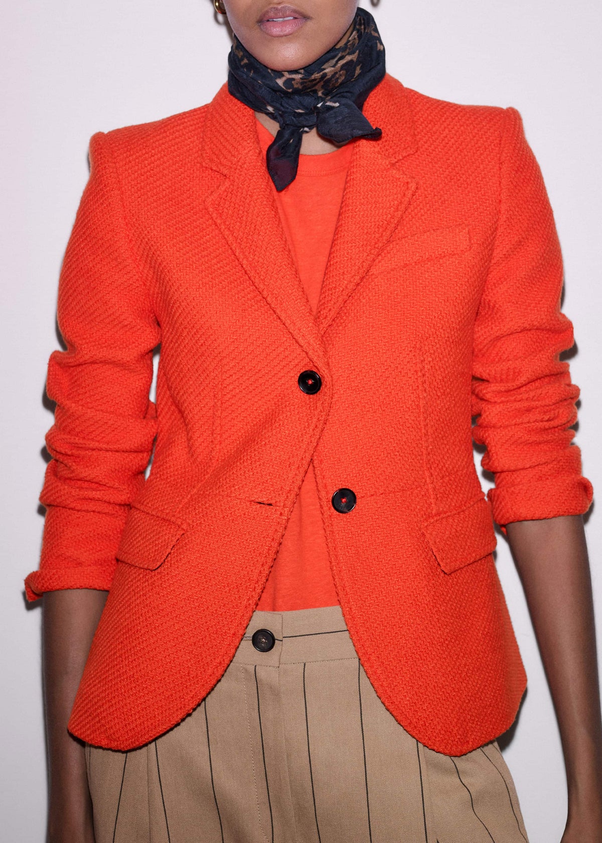 Orange Soft Washed Straight Tee | ME+EM