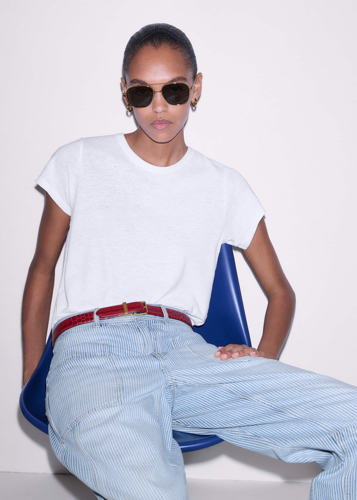 White Soft Washed Tee | ME+EM